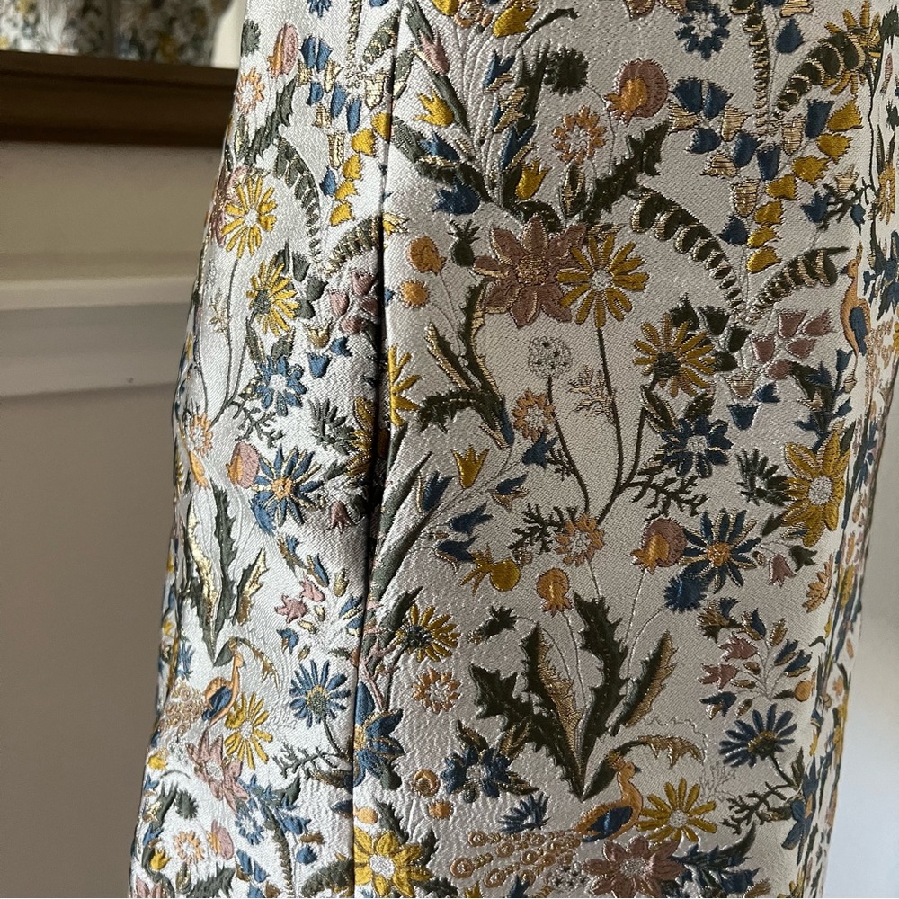 Tory Burch Jacquard Dress, Floral Mini Cocktail Party Size 8, New with Tag $698 - Picture 10 of 16